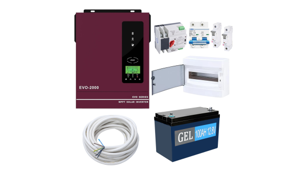 Комплект резервного живлення Anern AN-SCI-EVO2000 1600W (АКБ GEL 1200Wh)