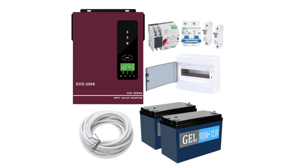 Комплект резервного живлення Anern AN-SCI-EVO2000 1600W (АКБ 2 x GEL 1200Wh)