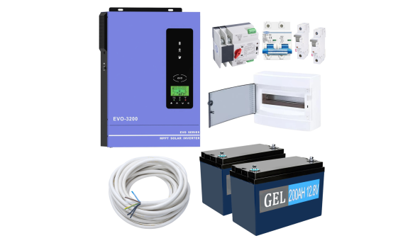 Комплект резервного живлення Anern AN-SCI-EVO3200 3000W (АКБ 2 х GEL 2400Wh)
