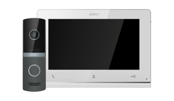 Комплект домофонный ARNY AVD-7121 (AVD-710 2Мп 7" TFT + AVP-NG230 1Мп), White + Graphite