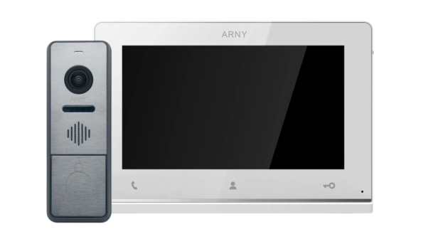 Комплект домофонный ARNY AVD-7143 (AVD-710 2Мп IPS + AVP-NG430 2Мп), White + Gray