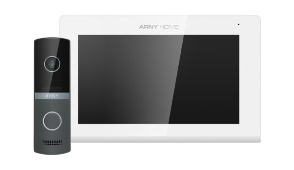 Комплект домофонный ARNY AVD-7421А (AVP-742А 7" Wi-Fi IPS + AVP-NG230 1Мп), White + Gray
