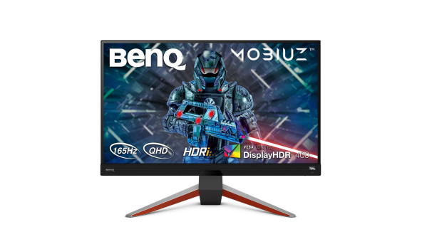 TFT 27" BenQ EX2710Q, QHD, IPS, 1ms, 144 Гц, HDMI x2, DP, HAS, колонки 2.5, сірий металік