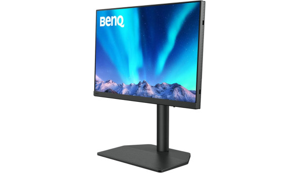 TFT 24" BenQ SW242Q, 2K QHD, 2560x1600, HDMI, USB-C, MCR, HAS, Pivot, сірий - 614856