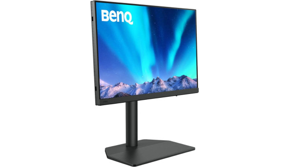 TFT 24" BenQ SW242Q, 2K QHD, 2560x1600, HDMI, USB-C, MCR, HAS, Pivot, сірий - 614856