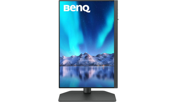 TFT 24" BenQ SW242Q, 2K QHD, 2560x1600, HDMI, USB-C, MCR, HAS, Pivot, сірий - 614856