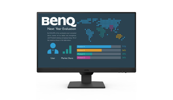 TFT 23.8" BenQ BL2490, IPS, 100Гц, 2хHDMI, DP, колонки, чорний