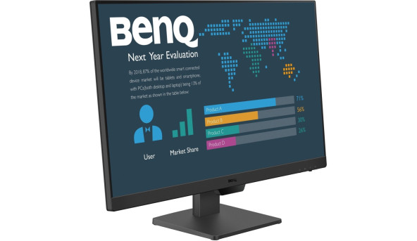 TFT 27" BenQ BL2790, IPS, 100Гц, 2хHDMI, DP, колонки, чорний - 614860