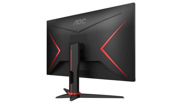 TFT 27" AOC Q27G2E/BK, QHD, VA, 155Гц, 1 мс, 2х HDMI, DP, чорний з червоним - 615639