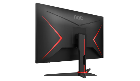 TFT 27" AOC Q27G2E/BK, QHD, VA, 155Гц, 1 мс, 2х HDMI, DP, чорний з червоним - 615639