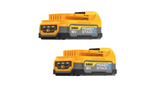 Набор аккумуляторных батарей PowerStack DeWALT DCBP034E2 DCBP034E2