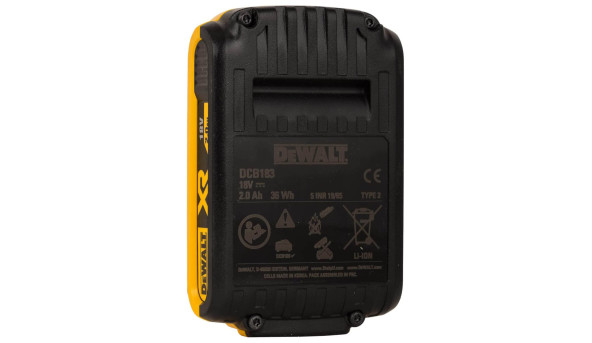 Набір акумуляторних батарей DeWALT DCB183D2 DCB183D2 - 616265