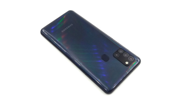 Смартфон Samsung Galaxy A21 Samsung Exynos 850 3/32 GB 13/48+8+2+2 Мп MP Android 12 [PLS 6.5"] - Б/В - 621617