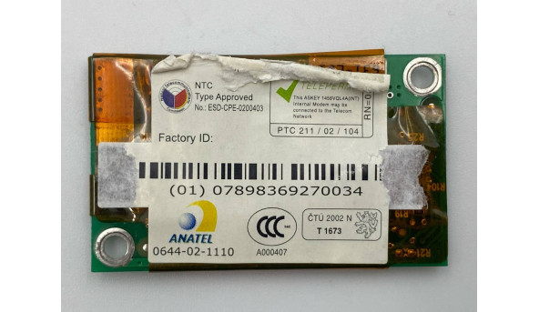 WiFi-модуль для ноутбука Toshiba Satellite A40 (G86C0000F110) Б/У - 621853