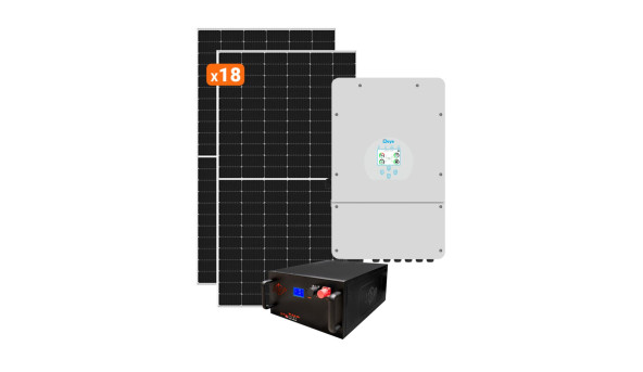 Солнечная электростанция (СЭС) Премиум Deye 10kW АКБ 10kWh LiFePO4 195 Ah
