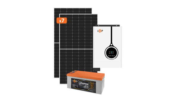 Солнечная электростанция (СЭС) Премиум 4.2kW АКБ 6kWh LiFePO4 230 Ah