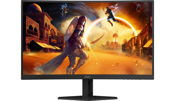 TFT 27" AOC C27G4ZXE, VA, 280Гц, 0,3ms, вигнутий, 2хHDMI, DP, чорний