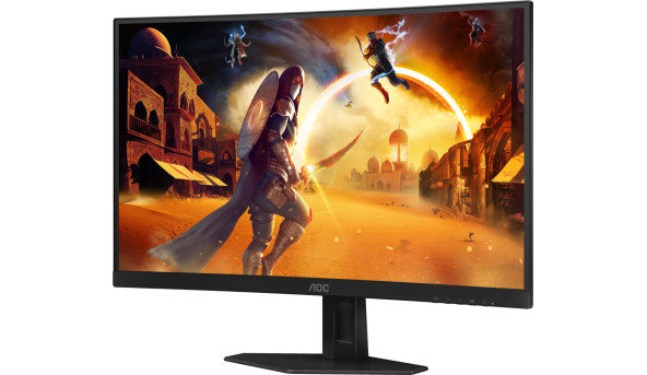 TFT 27" AOC C27G4ZXE, VA, 280Гц, 0,3ms, вигнутий, 2хHDMI, DP, чорний - 623767