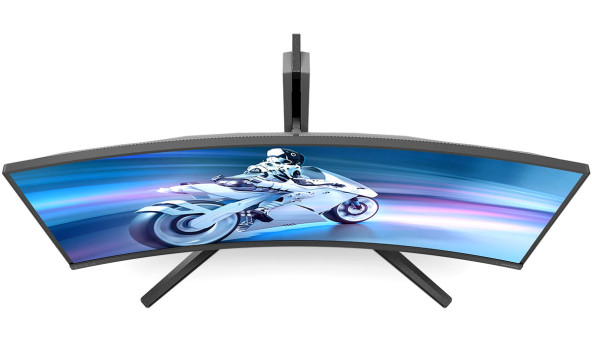 TFT 34" Philips 34M2C6500, QD-OLED, 175hz, вигн, WQHD, 2xHDMI, DP, USB-hub, HAS, cинювато-сірий - 623770