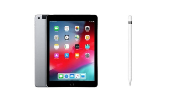 Tablet Apple iPad 6 (2018) Space Grey 128GB + Apple Pencil (1st Generation) A1603