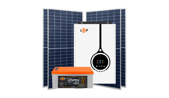 Комплект СЭС 4.2 kW АКБ 5,88kWh (литий) 230 Ah Премиум
