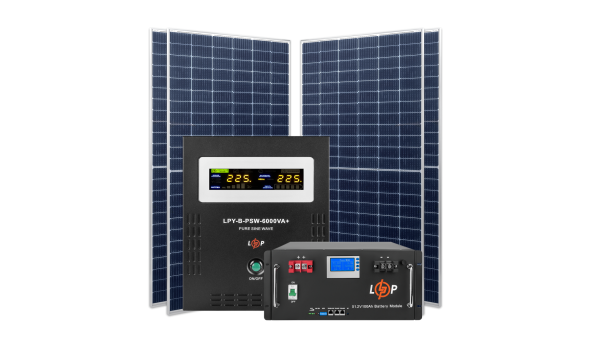 Комплект СЭС 4.2kW АКБ 5.12kWh (литий) 100 Ah Премиум