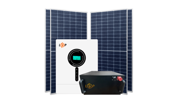 Комплект СЕС 6kW АКБ 5.12kWh (літій) 100Ah Преміум GRID - 624294
