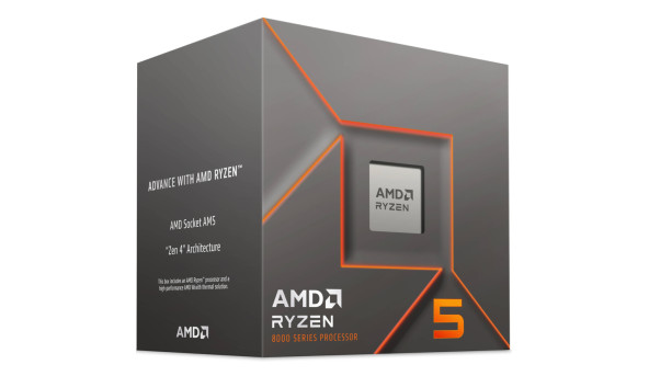 AMD Ryzen 5 6C/12T 8400F (4.2/4.7GHz Boost, 22MB,65W,AM5,Wraith Stealth cooler) box