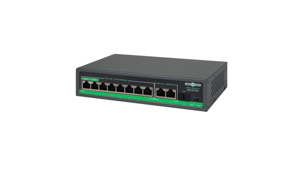 Комутатор мережевий POE GV-018-D-08G+2PG+1SFP - 624505