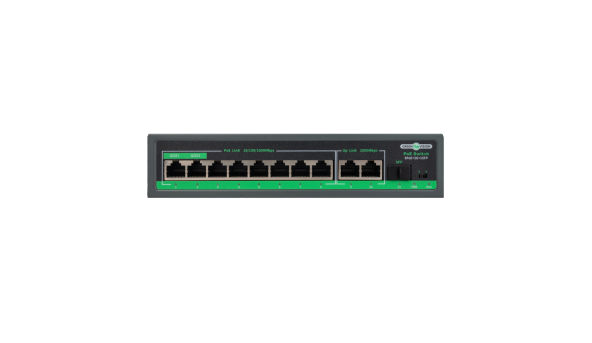 Комутатор мережевий POE GV-018-D-08G+2PG+1SFP - 624505