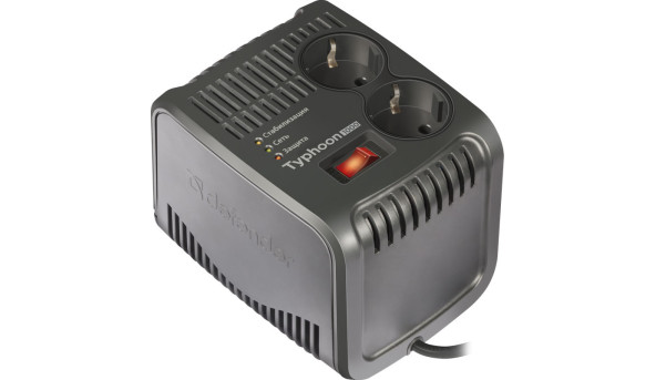 Стабілізатор напруги Defender AVR Typhoon 1000 320 Вт, 2 розетки