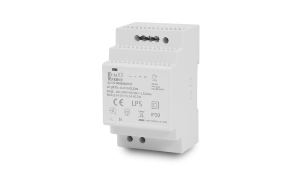 Блок питания Full Energy BGP-242UDIN 24 В / 2.5 А для крепления на DIN рейку