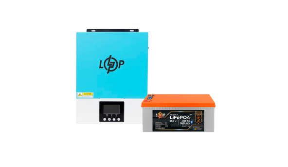 Комплект резервного живлення LogicPower W3000 + літієва (LiFePO4) батарея 5888Wh - 625202