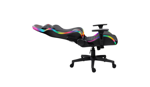 Крісло ігрове XTRIKE ME Advanced Gaming Chair GC-907, 50мм, RGB, чорно-червоне - 625226