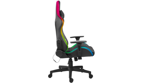 Крісло ігрове XTRIKE ME Advanced Gaming Chair GC-907, 50мм, RGB, чорно-червоне - 625226