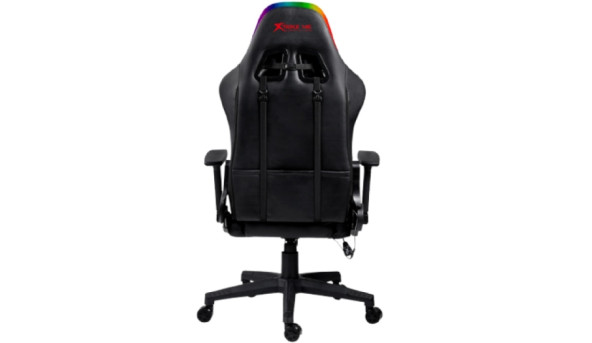 Крісло ігрове XTRIKE ME Advanced Gaming Chair GC-907, 50мм, RGB, чорно-червоне - 625226