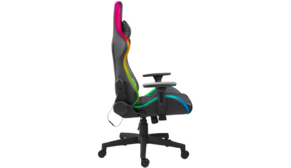 Крісло ігрове XTRIKE ME Advanced Gaming Chair GC-907, 50мм, RGB, чорно-червоне - 625226