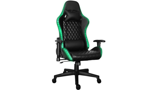 Крісло ігрове XTRIKE ME Advanced Gaming Chair GC-907, 50мм, RGB, чорно-червоне - 625226