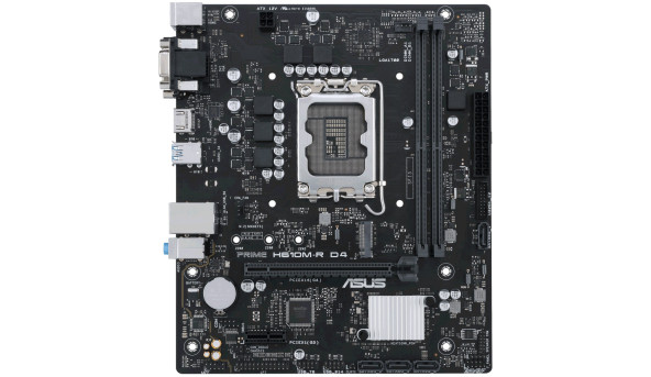Asus PRIME H610M-R D4-SI (1700/H610, 2*DDR4, 1xPCIex16, HDMI/VGA/DVI, 4xSATAІІІ, M.2, GLan, 7.1ch, m
