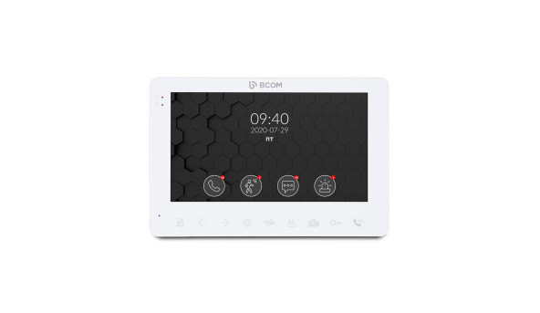Комплект видеодомофон BCOM BD-780FHD White + видеопанель Tantos Triniti FHD - 625407