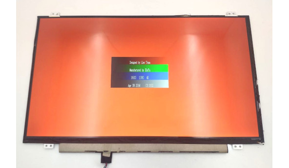Матриця 14.0 Slim 30p M140fdbi30 Full Hd 1920x1080 30 pin IPS Б/В - 625408