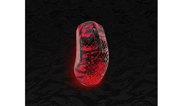 Мишка SteelSeries Aerox 3 Wireless, RGB, 18000dpi., 6кн., Faze Clan Edition - 625635