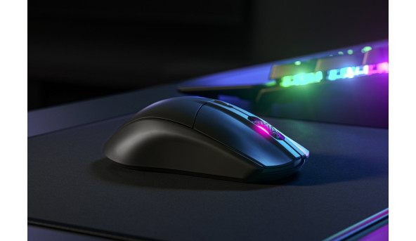 Мишка SteelSeries Rival 3 Wireless, RGB, 18000dpi., 6кн., чорна - 625651
