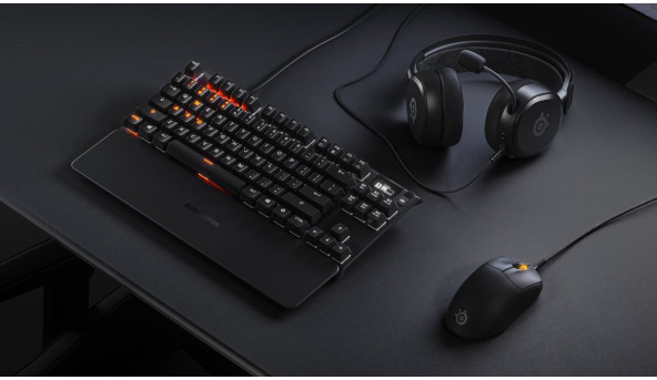 Мишка SteelSeries Prime Gaming Mouse, RGB, 18000dpi., 6кн., чорна - 625653