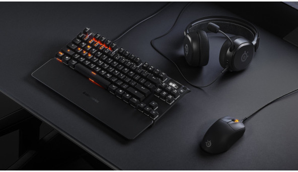 Мишка SteelSeries Prime+ Gaming Mouse, RGB, 18000dpi., 5кн., OLED-екран, чорна - 625654