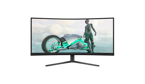 TFT 34" Philips 34M2C3500L, VA, вигнутий, WQHD, 180Hz, 0,5 ms, 2xHDMI, DP, сірий