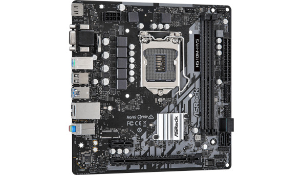 ASRock H510M-HVS/Ref (1200/H510, 2*DDR4, 1xPCIex16, HDMI/VGA, 4xSATAІІІ, GLan, 7.1ch, mATX) - 625787