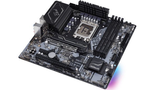 ASRock H670M PRO RS/Ref (1700/H670, 4*DDR4, 2xPCIex16, 4xSATAІІІ, 2xM.2, GLan, 7.1ch, mATX) - 625788