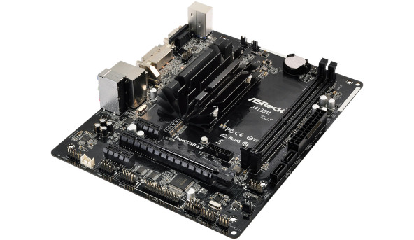 ASRock J4125M/Ref (Quad-Core Celeron 2.7GHz, 2xDDR4, VGA/HDMI/DVI, 1*PCIex16, 2xSATAIII, mATX) - 625789