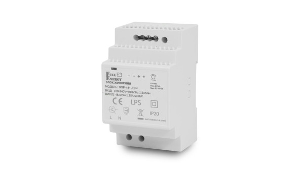 Блок питания Full Energy BGP-481UDIN 48 В / 1.25 А для крепления на DIN рейку
